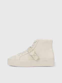 Calvin Klein Suede High-Top Platform Trainers 13 Calvin Klein Suede High-Top Platform Trainers -Calvin Cloth Shop HW0HW01819 ABY alternate5
