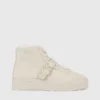 Calvin Klein Suede High-Top Platform Trainers -Calvin Cloth Shop HW0HW01819 ABY main