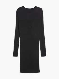 Calvin Klein Long Sleeve Knit Midi Dress -Calvin Cloth Shop J20J220981 BEH alternate4