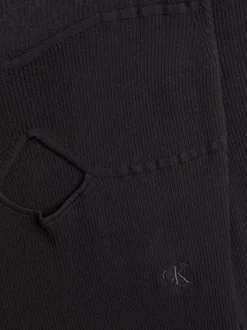 Calvin Klein Long Sleeve Knit Midi Dress -Calvin Cloth Shop J20J220981 BEH alternate6