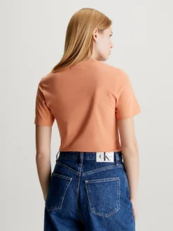 Calvin Klein Cotton Monogram T-shirt 10 Calvin Klein Cotton Monogram T-shirt -Calvin Cloth Shop J20J221426 SG8 alternate2