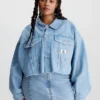 Calvin Klein Relaxed Cropped Denim Jacket -Calvin Cloth Shop J20J221506 1AA main