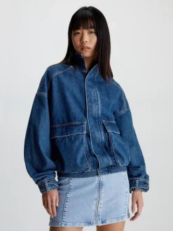 Calvin Klein Relaxed Denim Shirt Jacket -Calvin Cloth Shop J20J221507 1A4 alternate1