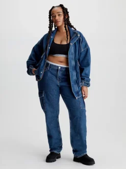 Calvin Klein Relaxed Denim Shirt Jacket -Calvin Cloth Shop J20J221507 1A4 alternate4