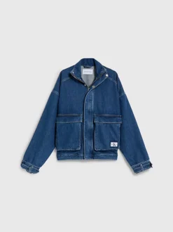 Calvin Klein Relaxed Denim Shirt Jacket -Calvin Cloth Shop J20J221507 1A4 alternate5