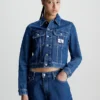 Calvin Klein Cropped Denim Jacket