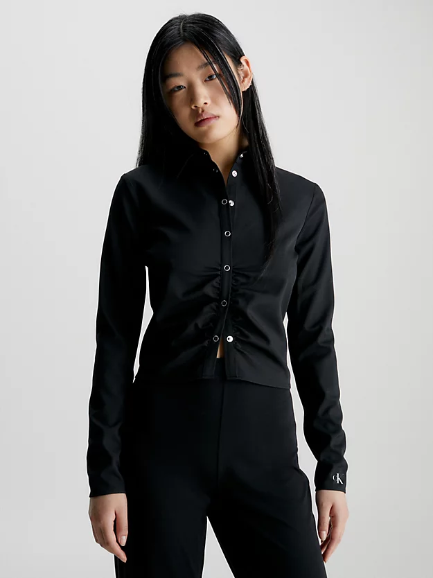 Calvin Klein Fitted Long Sleeve Shirt 3 Calvin Klein Fitted Long Sleeve Shirt