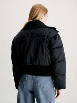 Calvin Klein Short Padded Bomber Jacket -Calvin Cloth Shop J20J221899 BEH alternate2