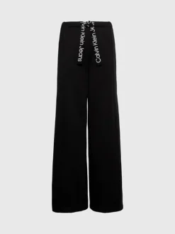 Calvin Klein Logo Tape Wide Leg Joggers -Calvin Cloth Shop J20J221916 BEH alternate5