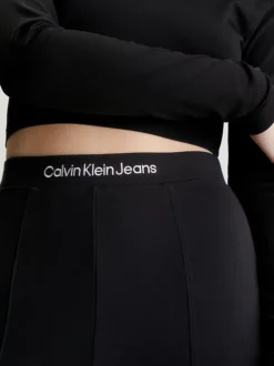 Calvin Klein Milano Jersey Flared Leggings -Calvin Cloth Shop J20J221917 BEH alternate3
