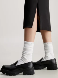 Calvin Klein Slim Cotton Jersey Midi Dress -Calvin Cloth Shop J20J221996 BEH alternate4