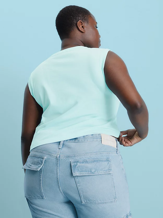 Calvin Klein Relaxed Monogram Tank Top 5 Calvin Klein Relaxed Monogram Tank Top - Image 3