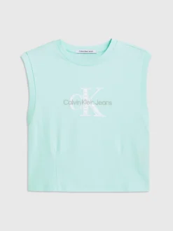 Calvin Klein Relaxed Monogram Tank Top 15 Calvin Klein Relaxed Monogram Tank Top -Calvin Cloth Shop J20J222068 L6V alternate5