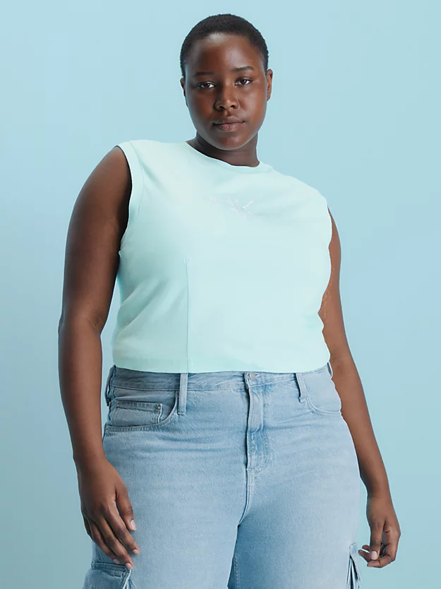 Calvin Klein Relaxed Monogram Tank Top 3 Calvin Klein Relaxed Monogram Tank Top