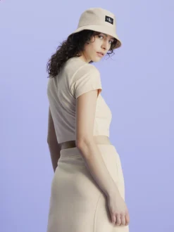 Calvin Klein Cropped Monogram T-shirt -Calvin Cloth Shop J20J222069 ACJ alternate2