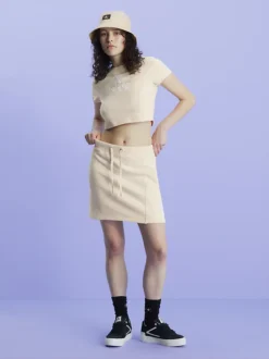 Calvin Klein Cropped Monogram T-shirt -Calvin Cloth Shop J20J222069 ACJ alternate4