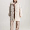 Calvin Klein Relaxed Soft Shine Puffer Coat 2 Calvin Klein Relaxed Soft Shine Puffer Coat -Calvin Cloth Shop J20J222172 ABJ main