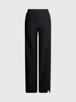 Calvin Klein Straight Ribbed Jersey Trousers -Calvin Cloth Shop J20J222192 BEH alternate5