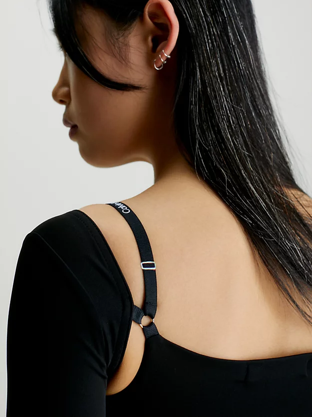 Calvin Klein Strap Detail Bodycon Mini Dress 6 Calvin Klein Strap Detail Bodycon Mini Dress - Image 4