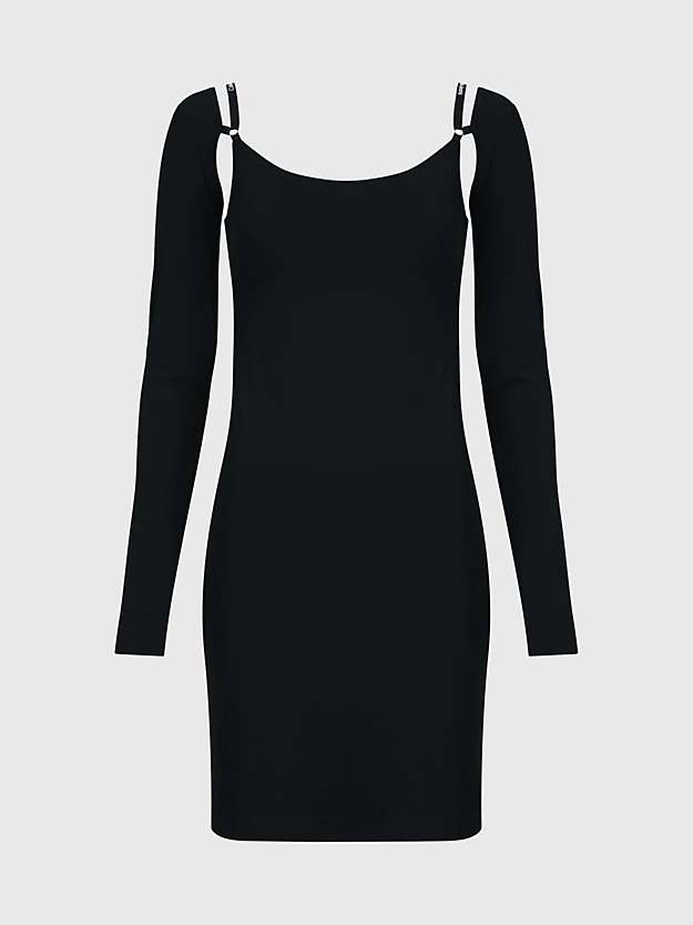 Calvin Klein Strap Detail Bodycon Mini Dress 7 Calvin Klein Strap Detail Bodycon Mini Dress - Image 5