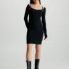 Calvin Klein Strap Detail Bodycon Mini Dress -Calvin Cloth Shop J20J222193 BEH main