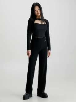 Calvin Klein Slim Straight Trousers -Calvin Cloth Shop J20J222336 BEH alternate4