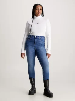 Calvin Klein Plus Size High Rise Skinny Jeans -Calvin Cloth Shop J20J222347 1BJ alternate3