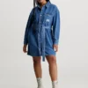 Calvin Klein Plus Size Belted Shirt Dress