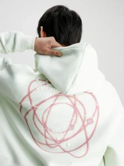 Calvin Klein Back Print Zip Up Hoodie -Calvin Cloth Shop J20J222377 LCE alternate3