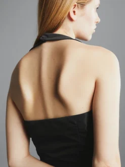 Calvin Klein Halter Neck Wrap Dress -Calvin Cloth Shop J20J222572 BEH alternate3