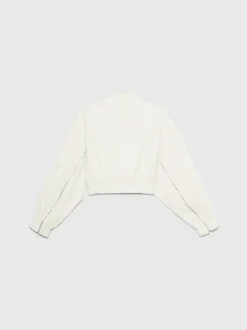 Calvin Klein Cropped Zip Sleeve Jacket -Calvin Cloth Shop J20J222574 YBI alternate6