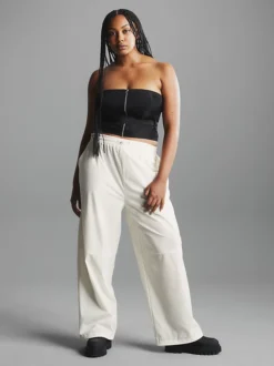 Calvin Klein Wide Leg Parachute Pants -Calvin Cloth Shop J20J222576 YBI alternate4