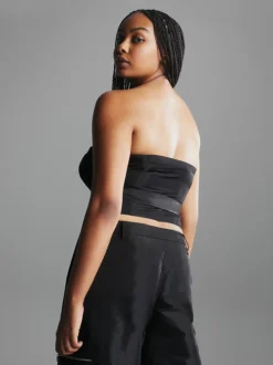 Calvin Klein Zip Up Corset Top 12 Calvin Klein Zip Up Corset Top -Calvin Cloth Shop J20J222578 BEH alternate2