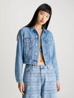 Calvin Klein 90's Cropped Denim Jacket