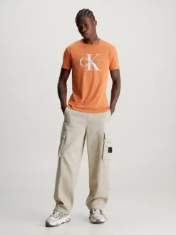 Calvin Klein Slim Organic Cotton Logo T-shirt -Calvin Cloth Shop J30J320806 SEC alternate4