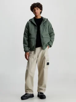 Calvin Klein Padded Hooded Jacket -Calvin Cloth Shop J30J323467 LLP alternate4