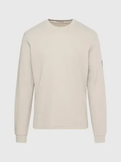 Calvin Klein Slim Long Sleeve Waffle T-shirt -Calvin Cloth Shop J30J323485 PED alternate5