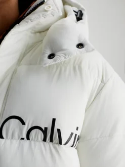 Calvin Klein Crinkle Nylon Puffer Jacket -Calvin Cloth Shop J30J323708 YBI alternate3