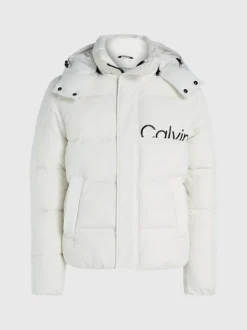 Calvin Klein Crinkle Nylon Puffer Jacket -Calvin Cloth Shop J30J323708 YBI alternate5
