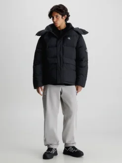 Calvin Klein Relaxed Puffer Jacket -Calvin Cloth Shop J30J323709 BEH alternate4