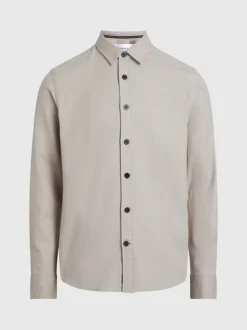 Calvin Klein Cotton Flannel Shirt -Calvin Cloth Shop J30J323972 PED alternate5