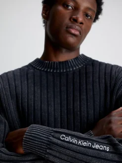 Calvin Klein Relaxed Combed Cotton Jumper -Calvin Cloth Shop J30J323976 BEH alternate2