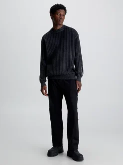 Calvin Klein Relaxed Combed Cotton Jumper -Calvin Cloth Shop J30J323976 BEH alternate3