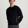 Calvin Klein Cotton Knit Jumper -Calvin Cloth Shop J30J323977 BEH main