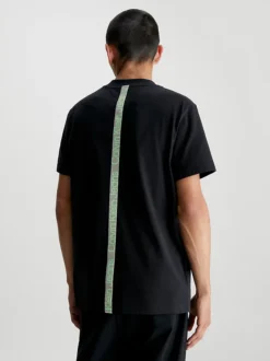 Calvin Klein Logo Tape T-shirt -Calvin Cloth Shop J30J323993 BEH alternate2