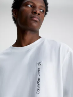 Calvin Klein Oversized Cotton T-shirt -Calvin Cloth Shop J30J323995 YAF alternate2