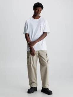 Calvin Klein Oversized Cotton T-shirt -Calvin Cloth Shop J30J323995 YAF alternate3