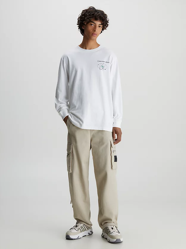 Calvin Klein Back Print Long Sleeve T-shirt 6 Calvin Klein Back Print Long Sleeve T-shirt - Image 4