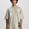 Calvin Klein Oversized Multi Logo T-shirt -Calvin Cloth Shop J30J324011 PED main