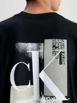 Calvin Klein Oversized Back Logo T-shirt 9 Calvin Klein Oversized Back Logo T-shirt -Calvin Cloth Shop J30J324021 BEH alternate2